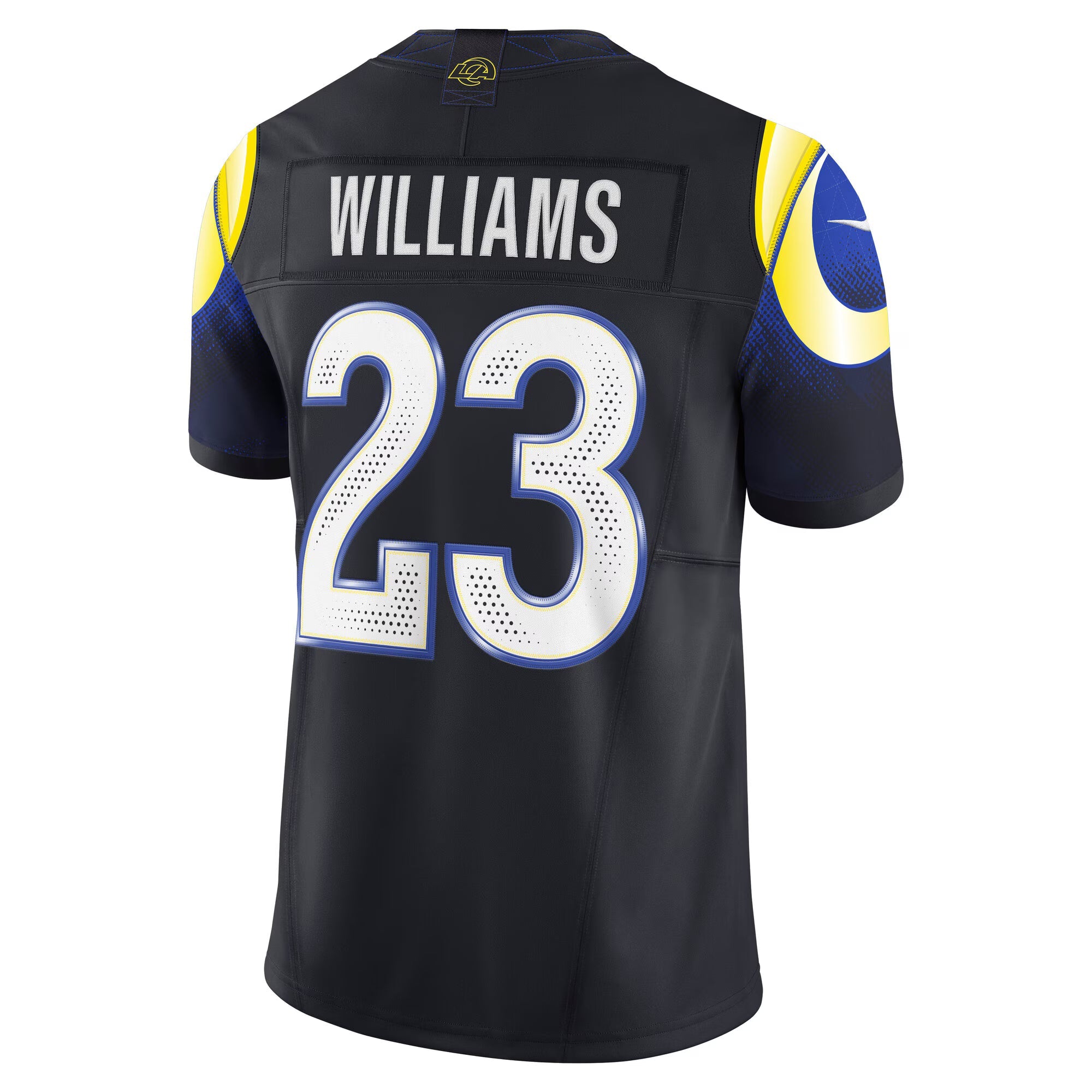 Los Angeles Rams Kyren Williams Midnight Blue 2025 Rivalries Collection Limited Jersey