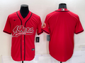 Men's San Francisco 49ers Red Blank jersey