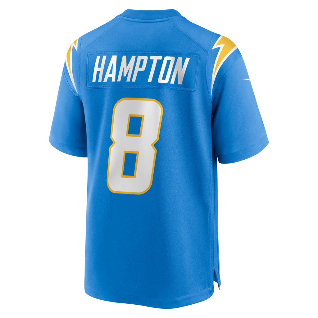 Los Angeles Chargers Omarion Hampton Powder Blue Team Game Jersey