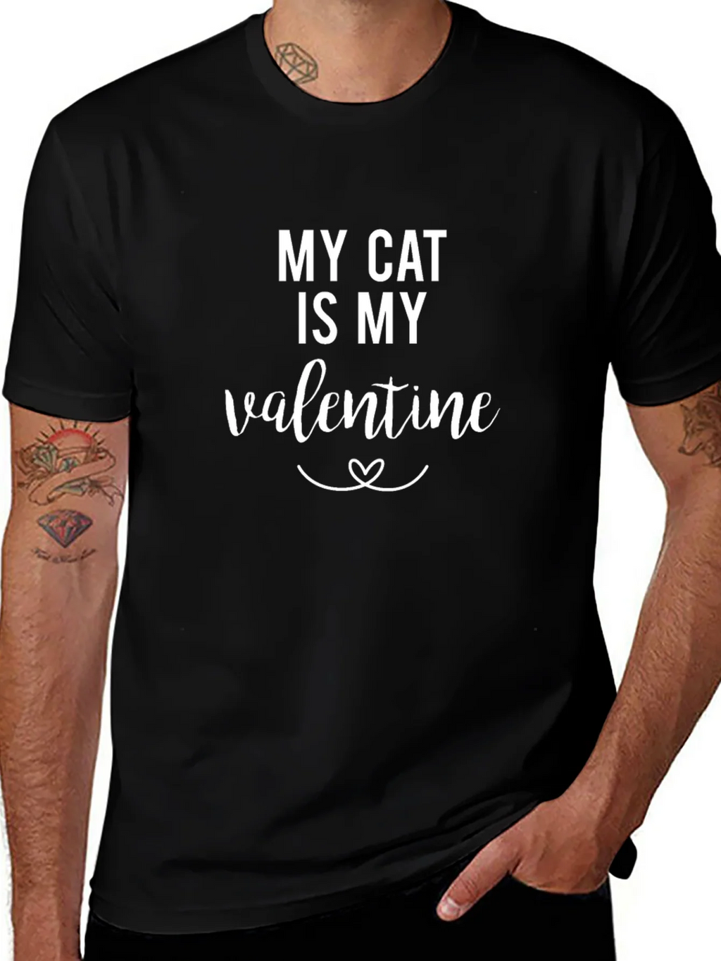 My Cat Is My Valentine T-Shirt