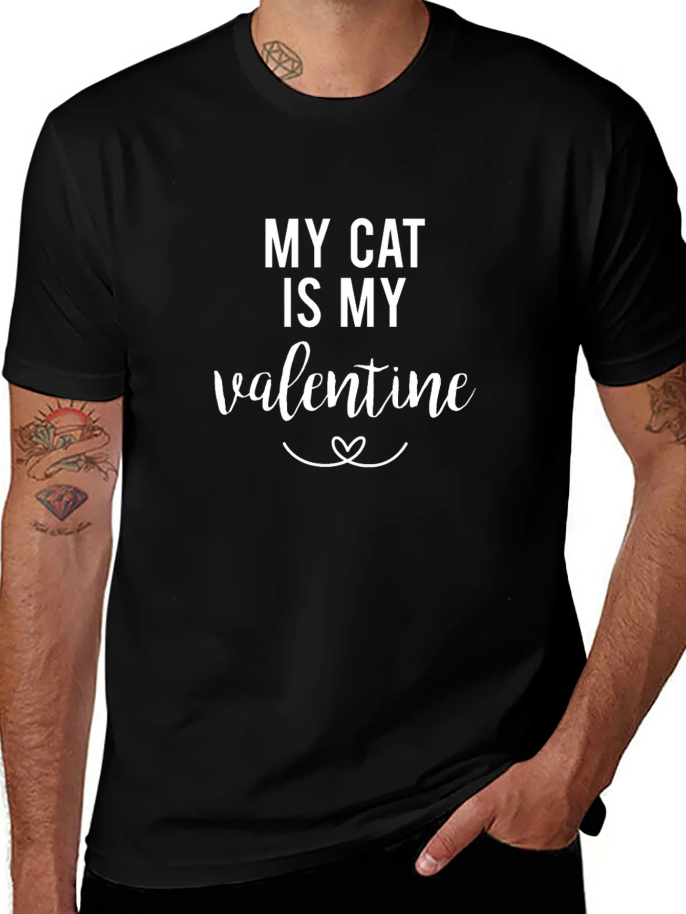 My Cat Is My Valentine T-Shirt