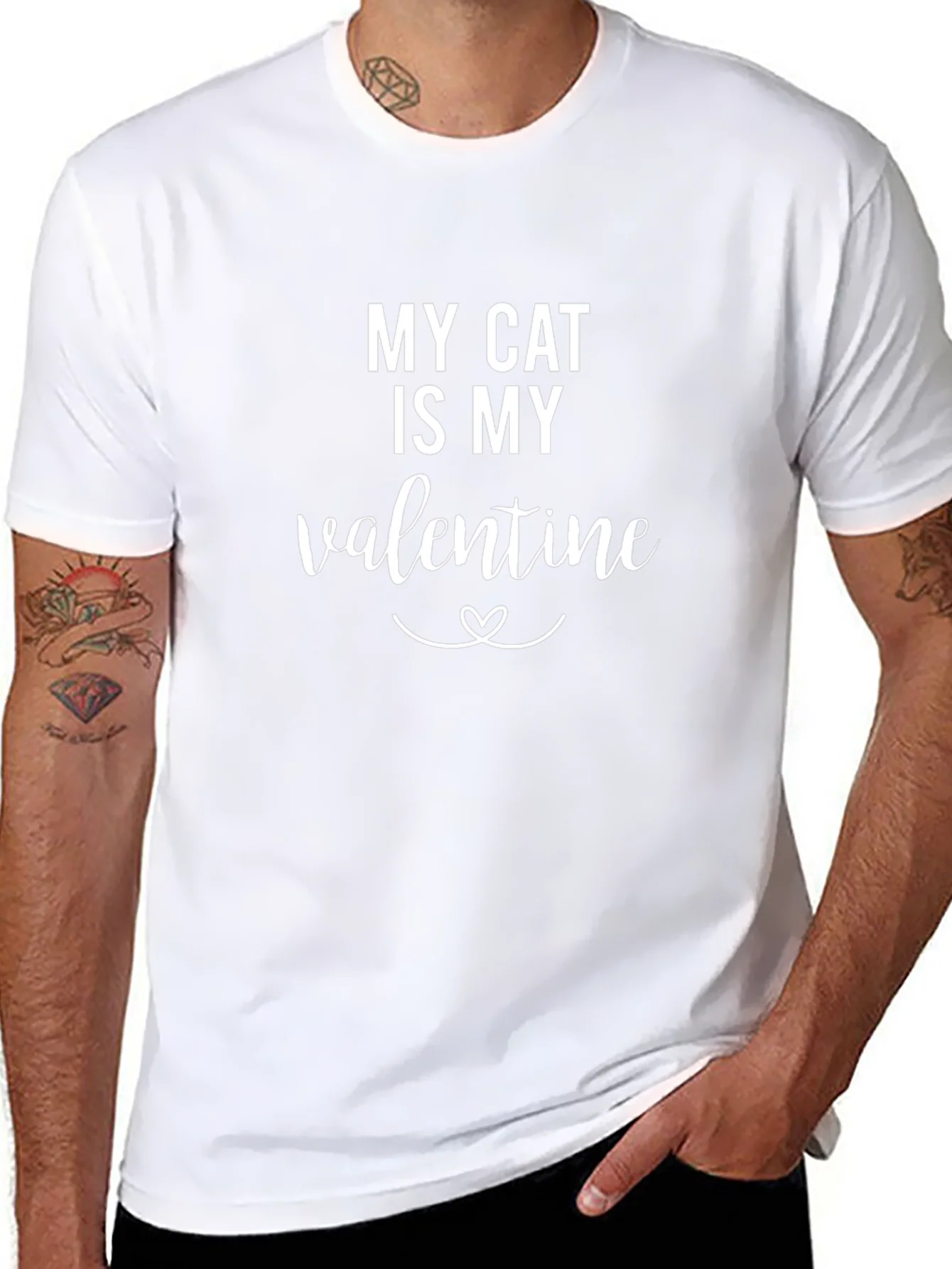 My Cat Is My Valentine T-Shirt