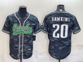 Men's Philadelphia Eagles Brian Dawkins #20 Grey Camouflage Game jersey Joint Edition