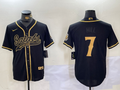 Men's New Orleans Saints Taysom Hill #7 Black Team Player jersey