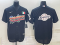 Men's Los Angeles Dodgers Black Replica Player jersey