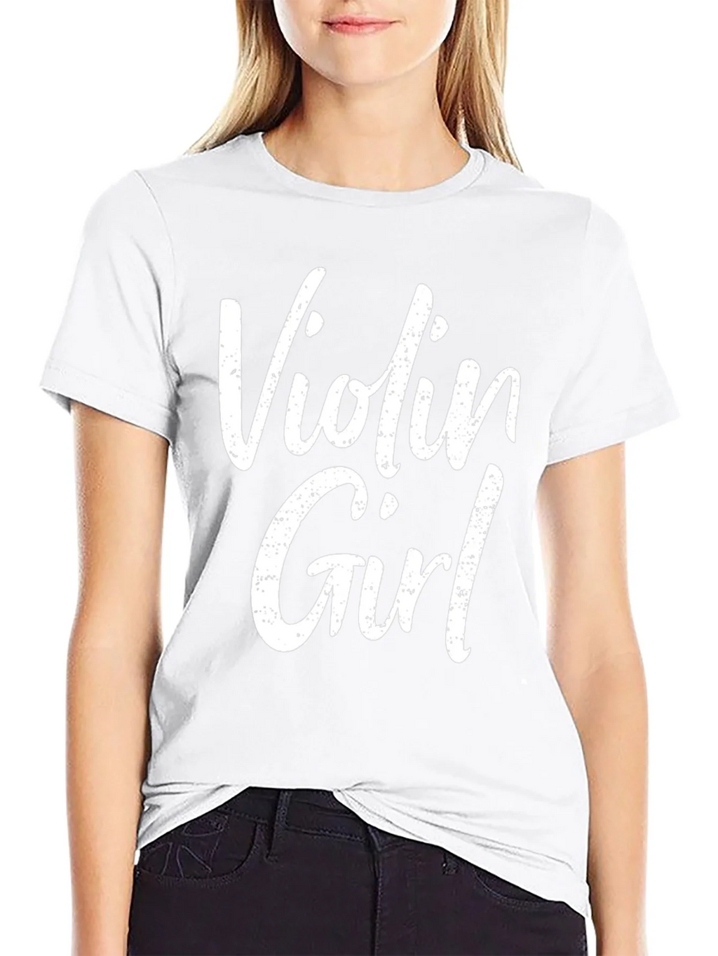 Violin Girl T-Shirt - Music Lover Tee