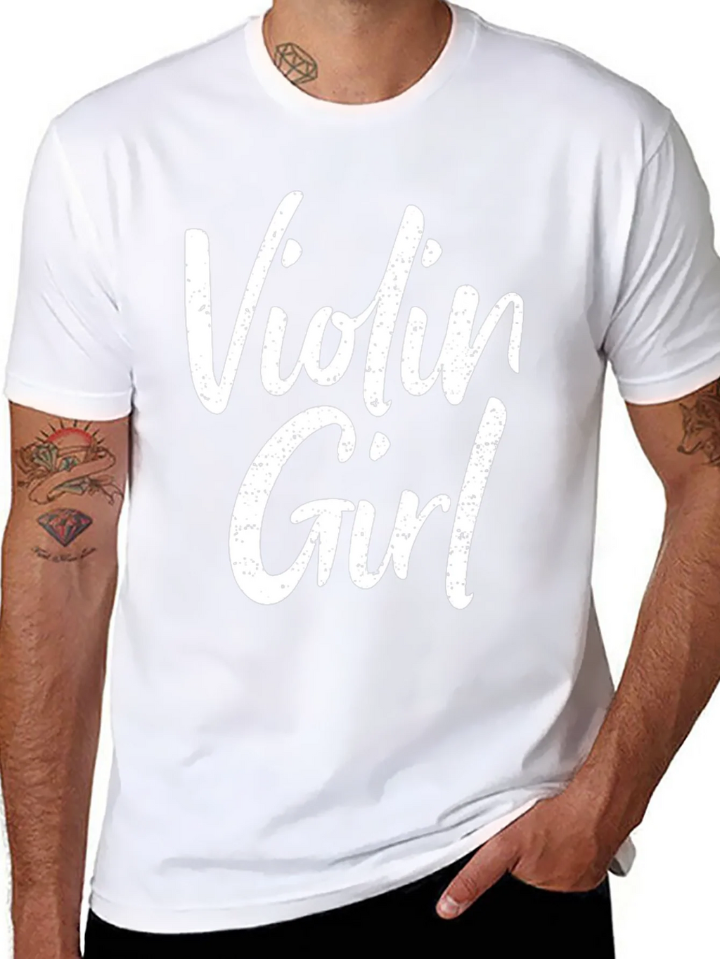 Violin Girl T-Shirt - Music Lover Tee