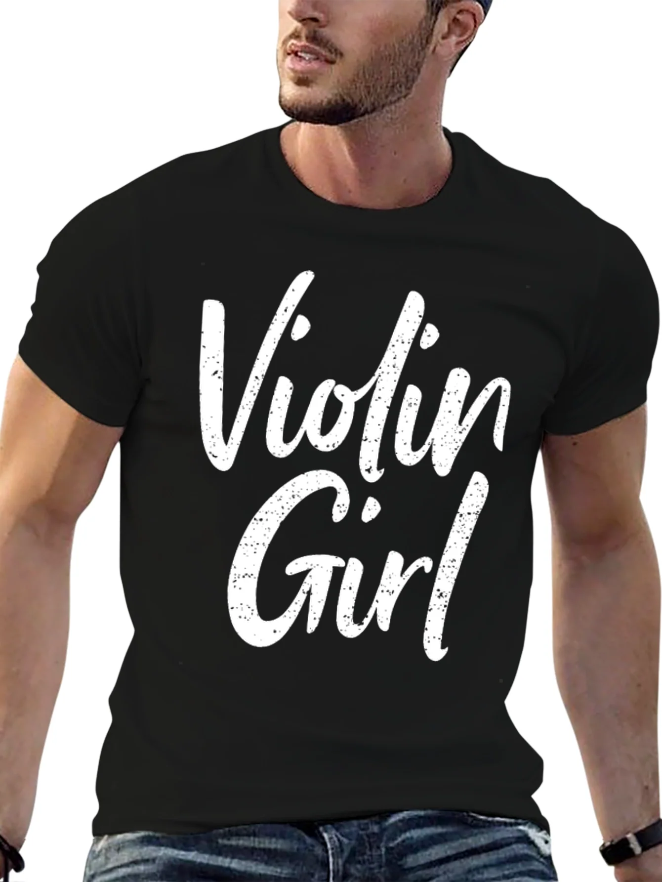 Violin Girl T-Shirt - Music Lover Tee