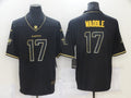 Men's Miami Dolphins Jaylen Waddle #17 Black Game jersey