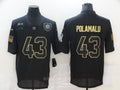 Men's Pittsburgh Steelers Troy Polamalu #43 Black Game Player jersey