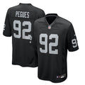 Las Vegas Raiders JJ Pegues Black Team Game Jersey
