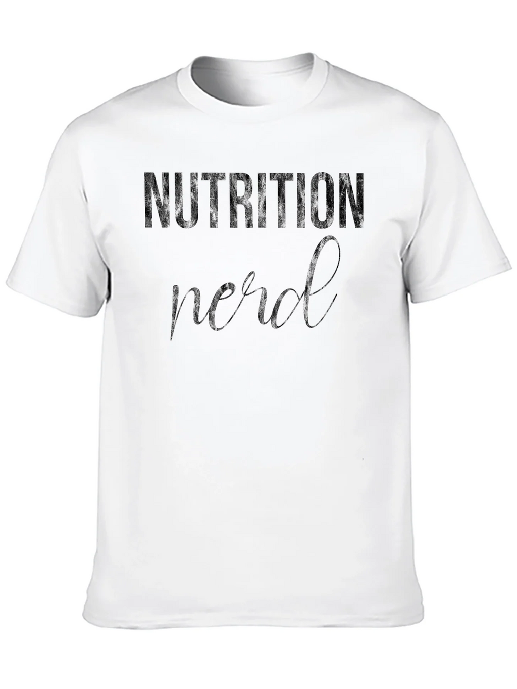 Nutrition Nerd Black T-Shirt Graphic Tee
