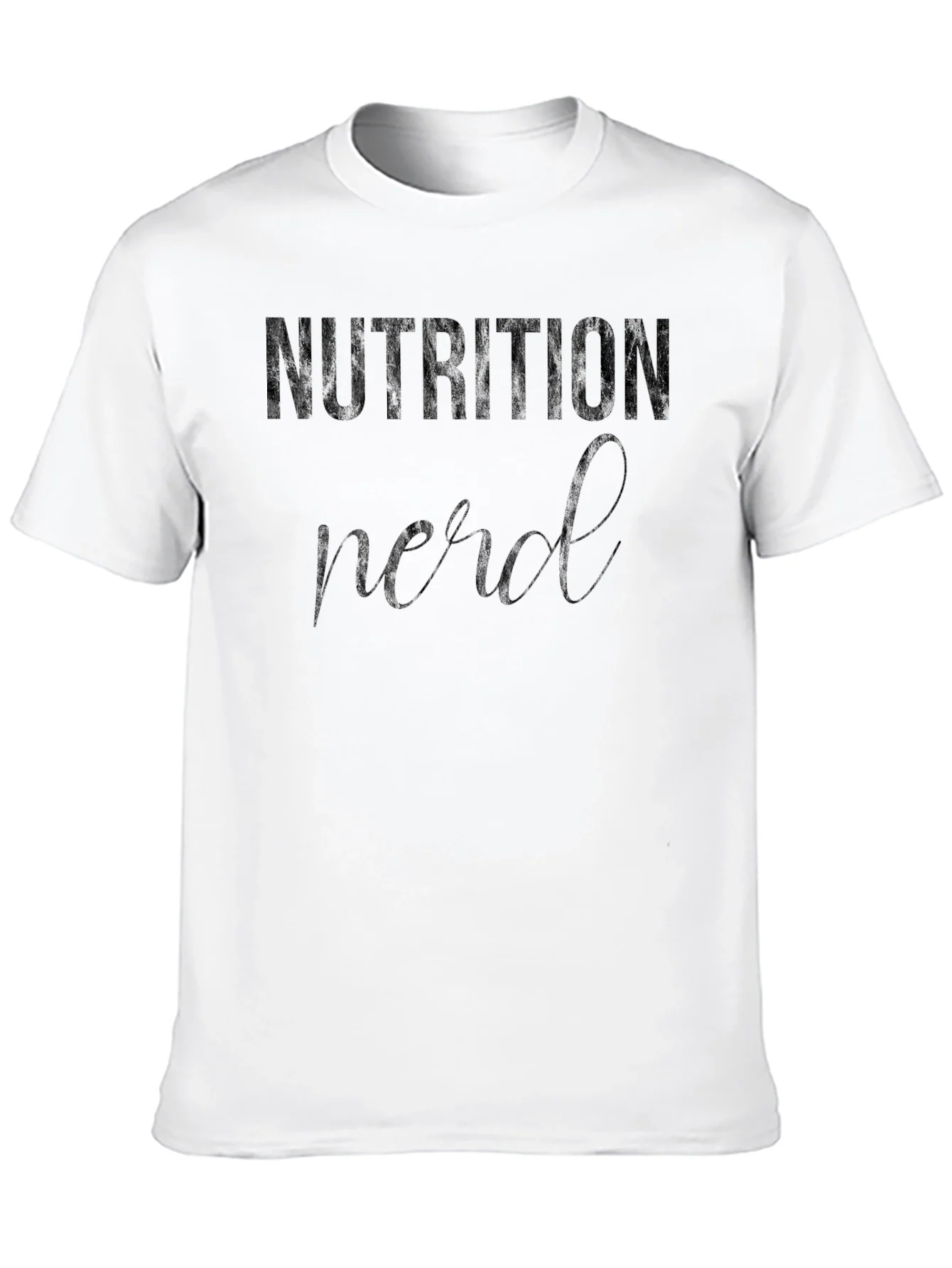 Nutrition Nerd Black T-Shirt Graphic Tee