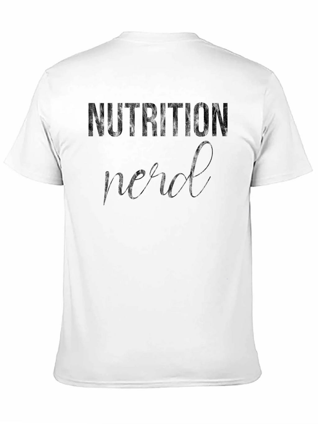Nutrition Nerd Black T-Shirt Graphic Tee