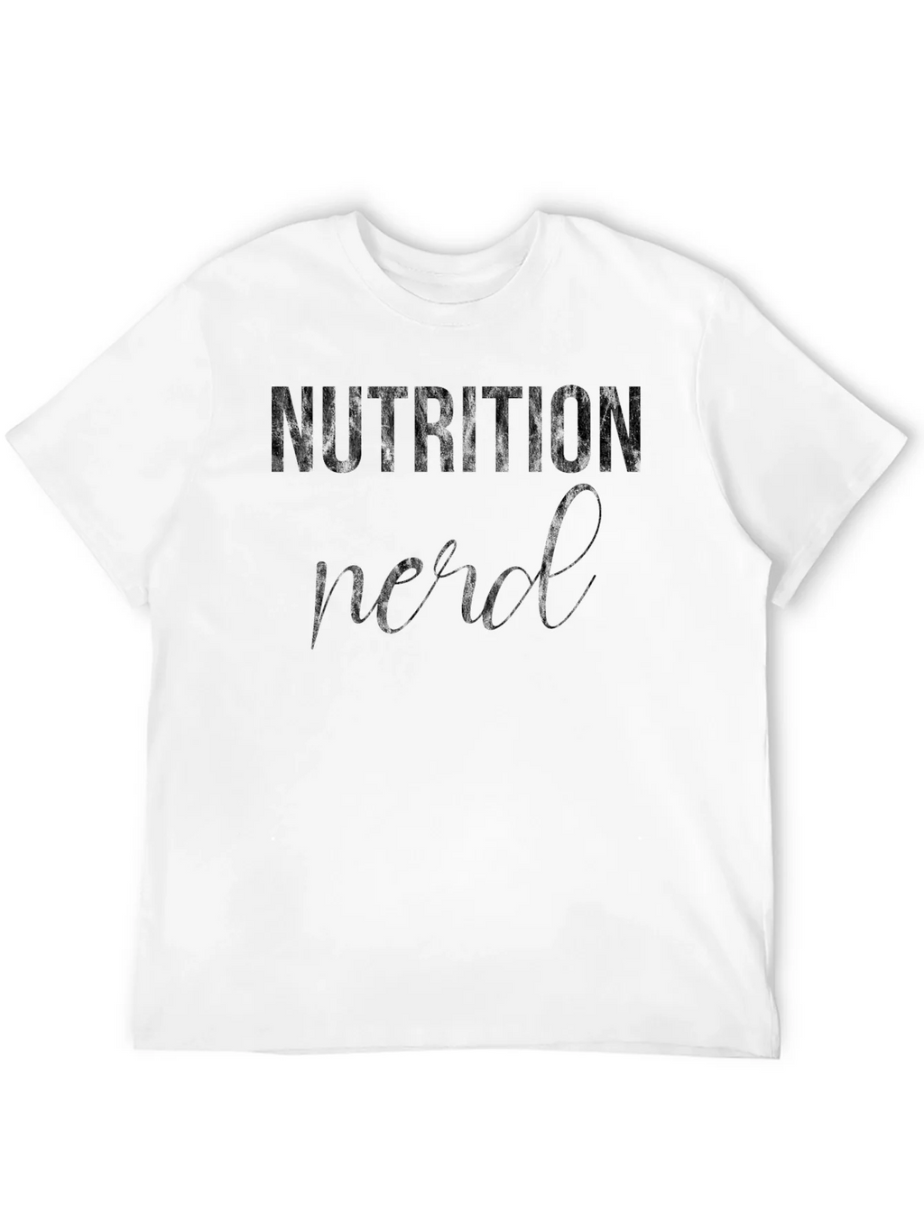 Nutrition Nerd Black T-Shirt Graphic Tee