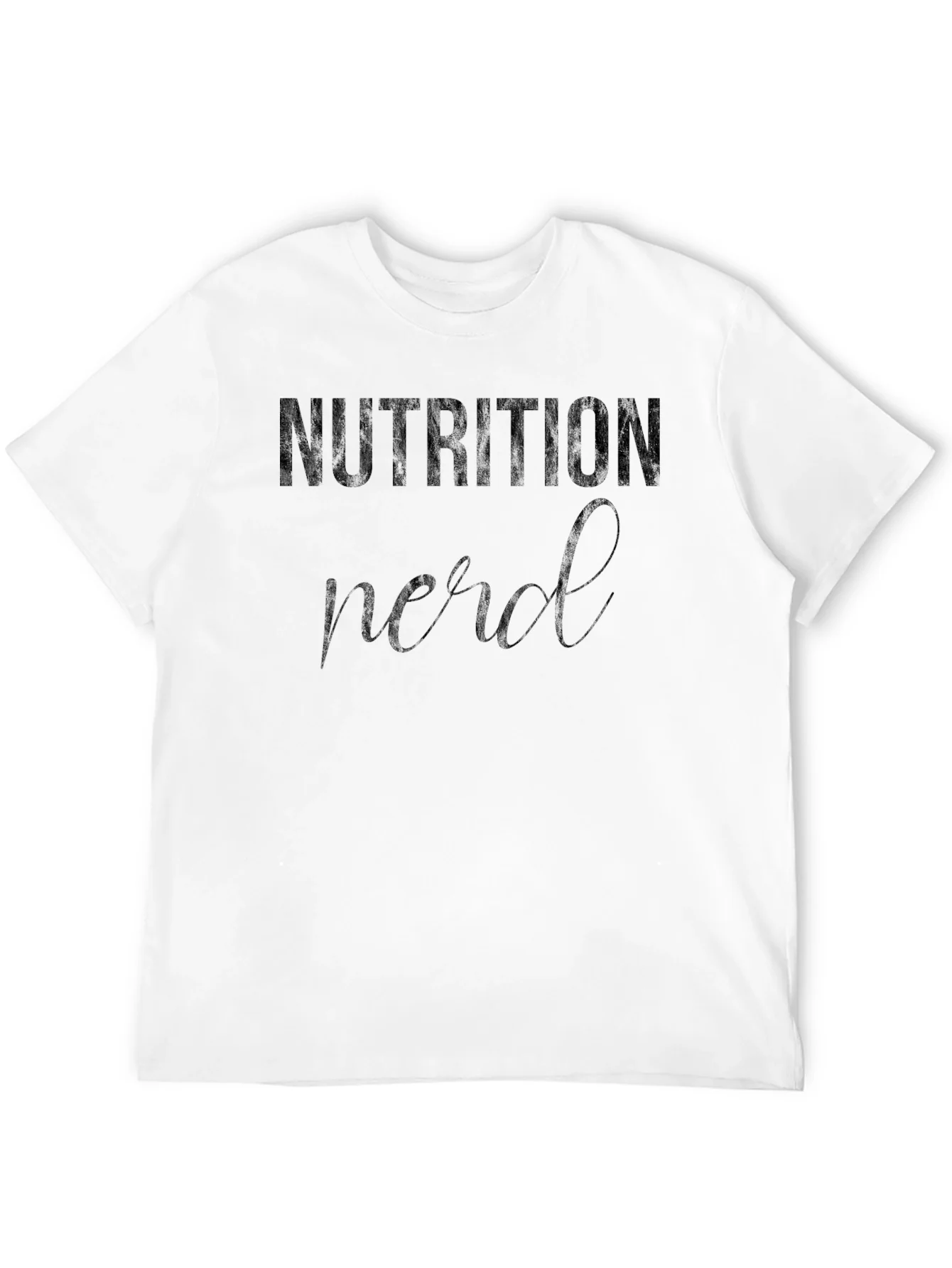 Nutrition Nerd Black T-Shirt Graphic Tee