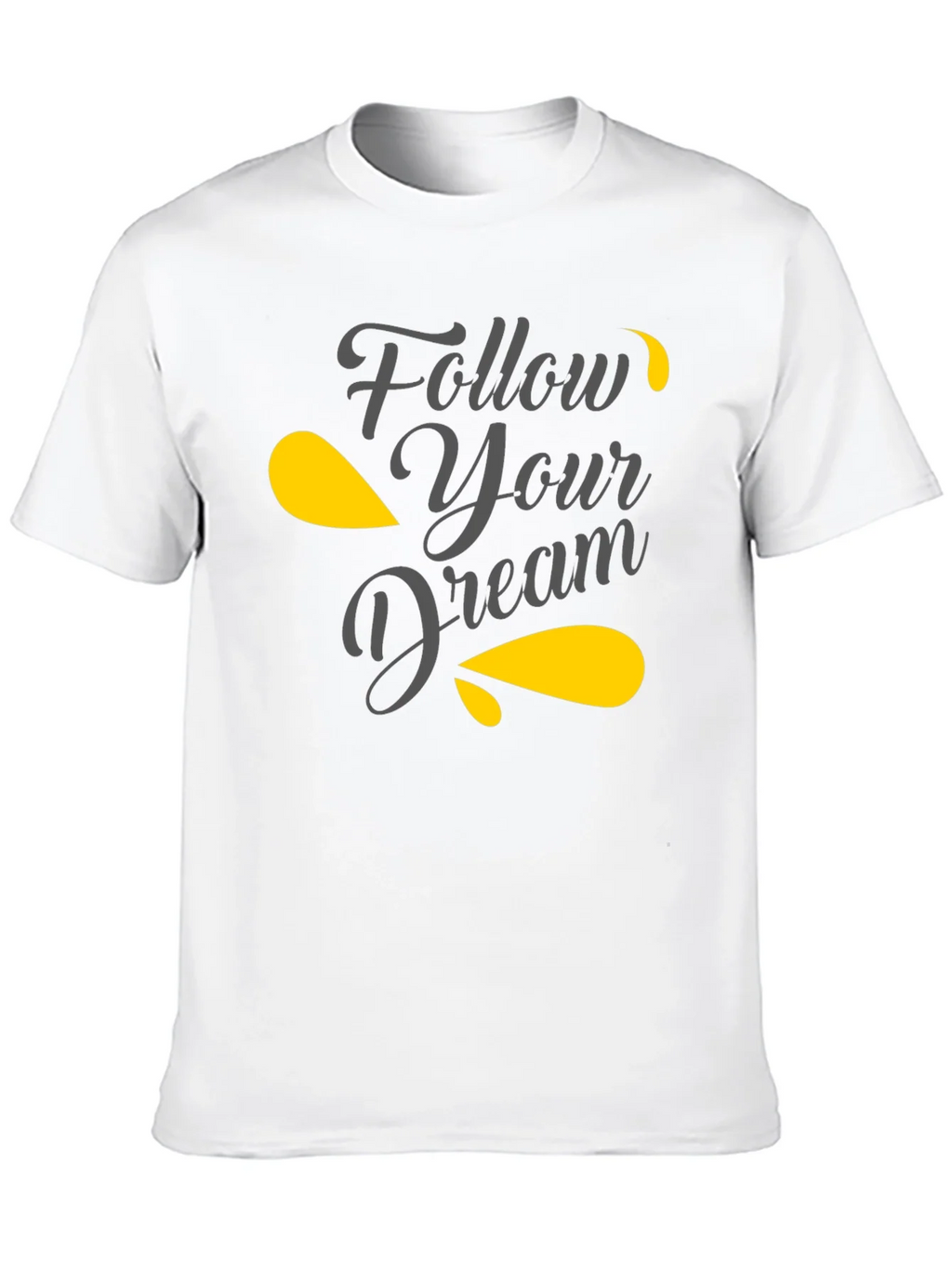 Follow Your Dream Graphic Tee - Black T-Shirt