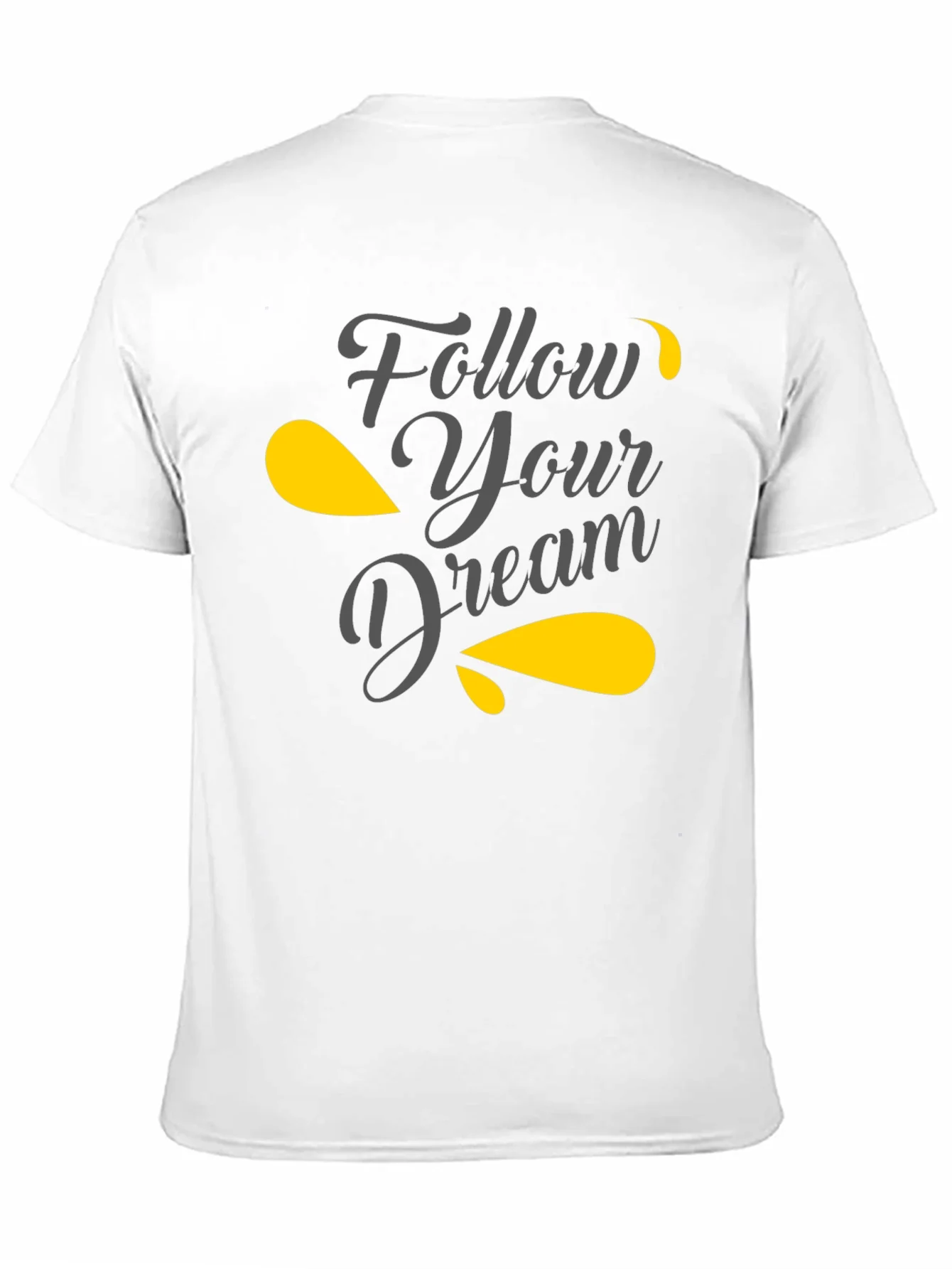 Follow Your Dream Graphic Tee - Black T-Shirt