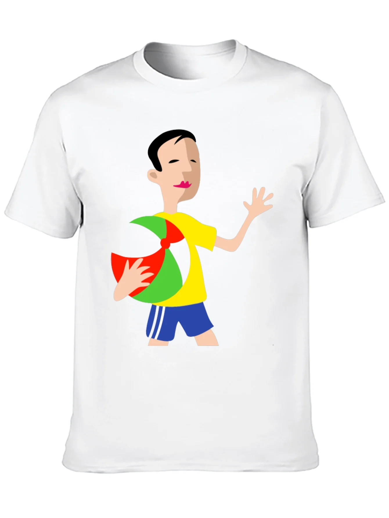 Cartoon Graphic Black T-Shirt