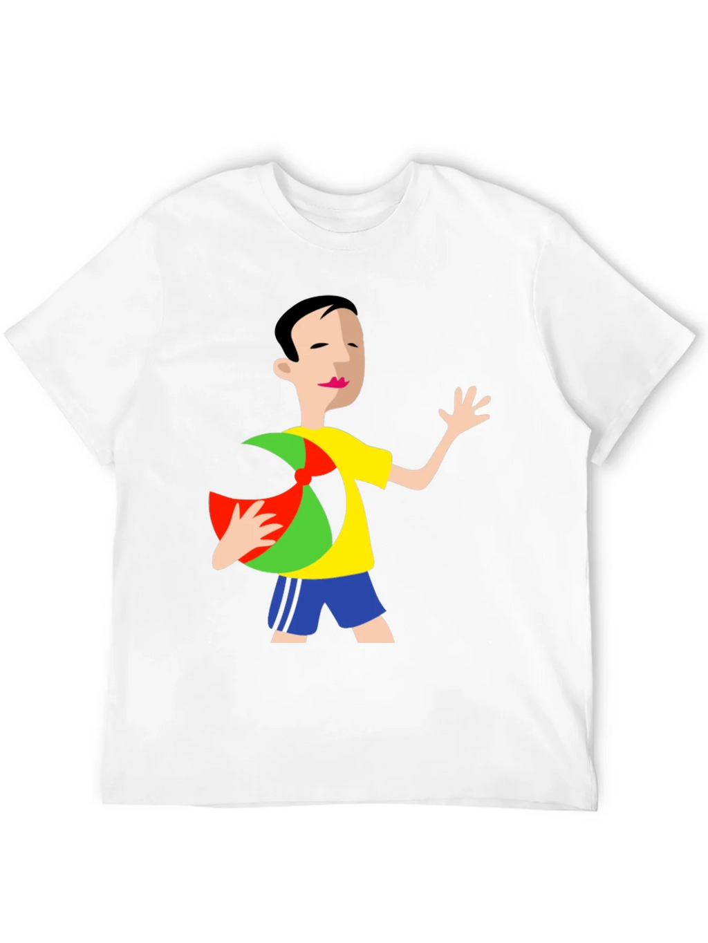 Cartoon Graphic Black T-Shirt