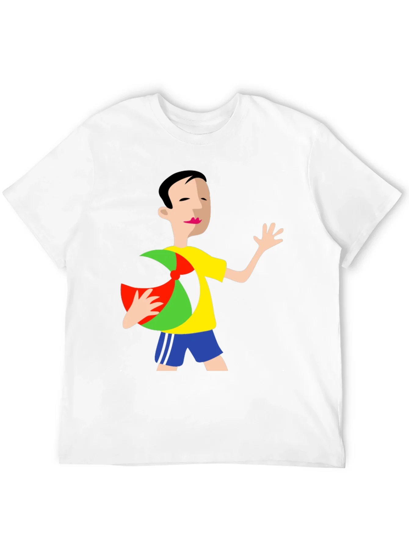 Cartoon Graphic Black T-Shirt