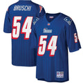New England Patriots Tedy Bruschi Mitchell & Ness Royal Big & Tall 1996 Retired Player Replica Jersey