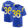 Los Angeles Rams Charles Woods Royal Game Jersey