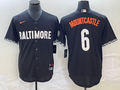 Men's Baltimore Orioles Ryan Mountcastle #6 Black 2023 City Connect Replica Player jersey