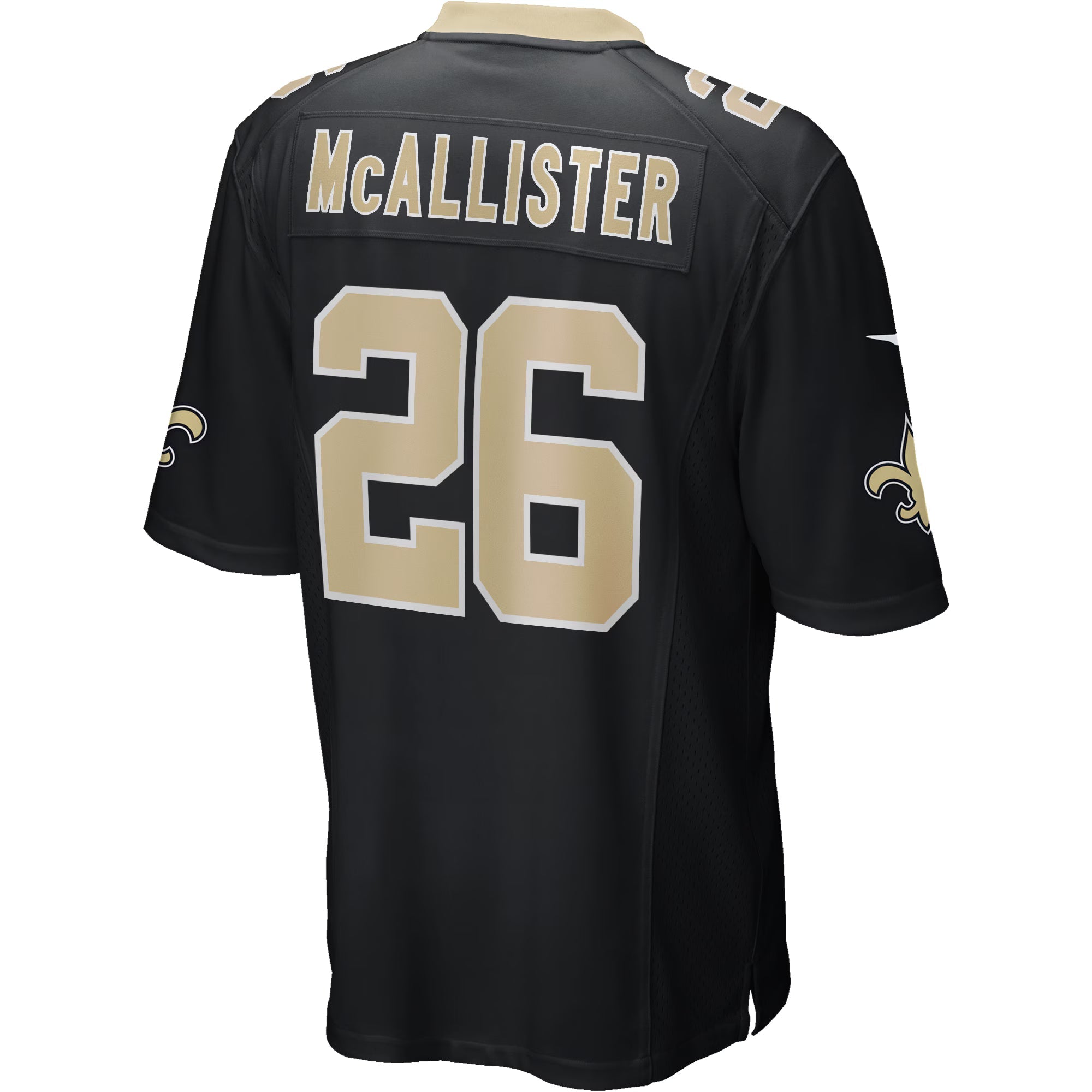New Orleans Saints Deuce McAllister Black Game Retired Player Jersey