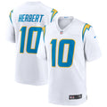 Los Angeles Chargers Justin Herbert White Game Jersey