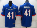 Men's New Orleans Saints Alvin Kamara #41 Blue All Star Game jersey