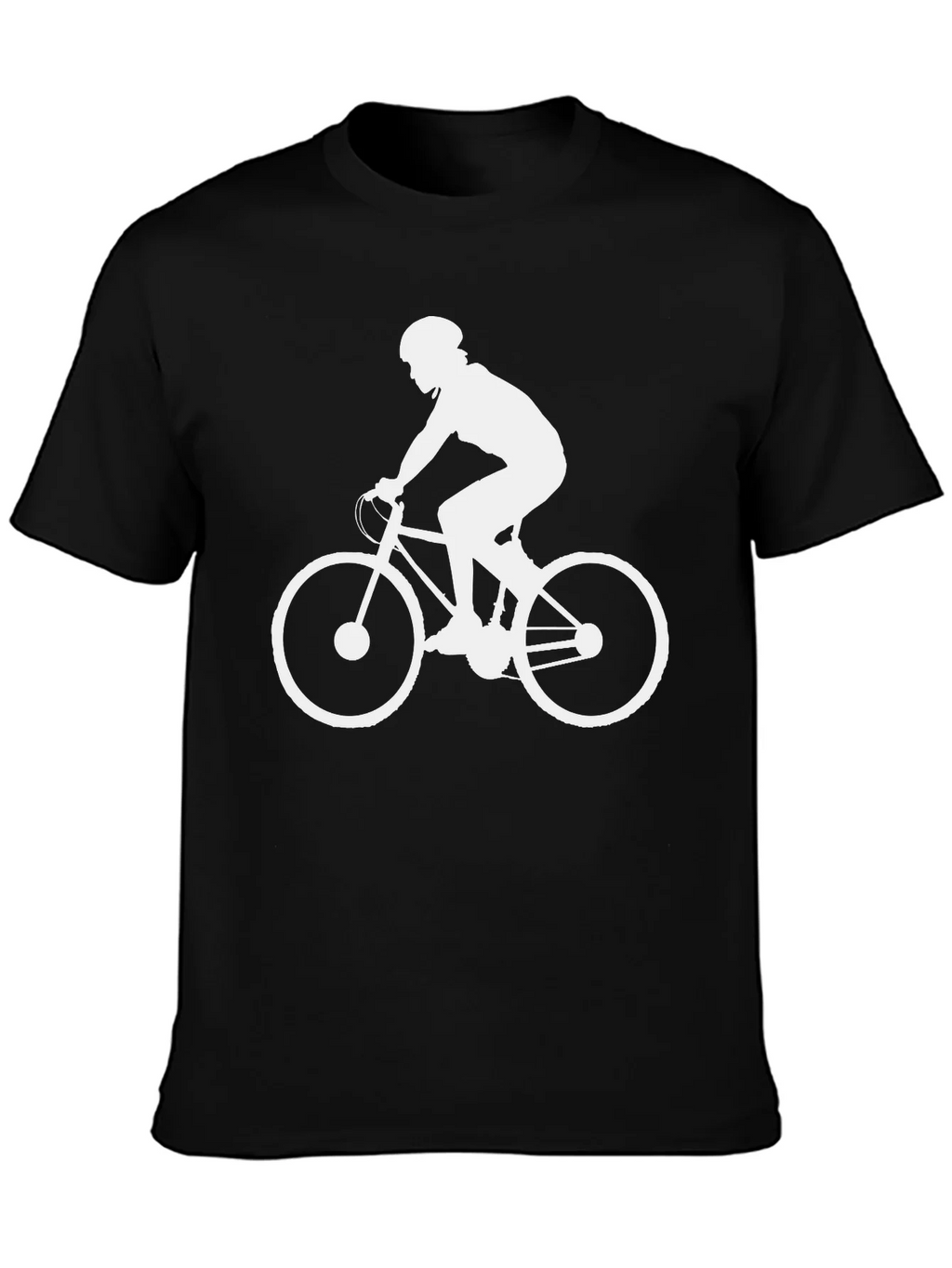 Cyclist Silhouette Graphic Tee