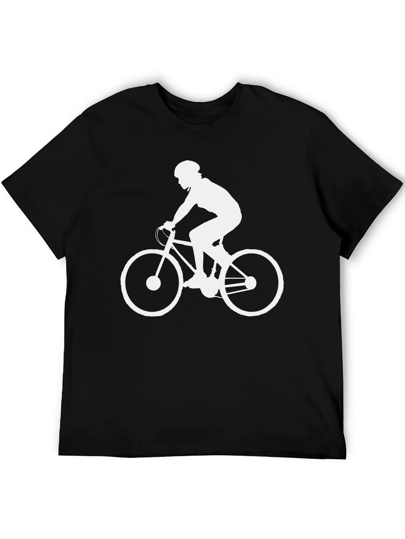 Cyclist Silhouette Graphic Tee