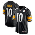 Pittsburgh Steelers Roman Wilson Black Game Player Jersey