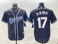 Men's Los Angeles Dodgers Shohei Ohtani #17 Black Alternate Replica Team jersey