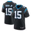 Carolina Panthers Jimmy Horn Jr Black Team Game Jersey