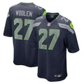 Seattle Seahawks Riq Woolen College Navy Game Jersey