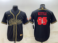 Men's San Francisco 49ers George Kittle #85 Black Game Player jersey Joint Edition