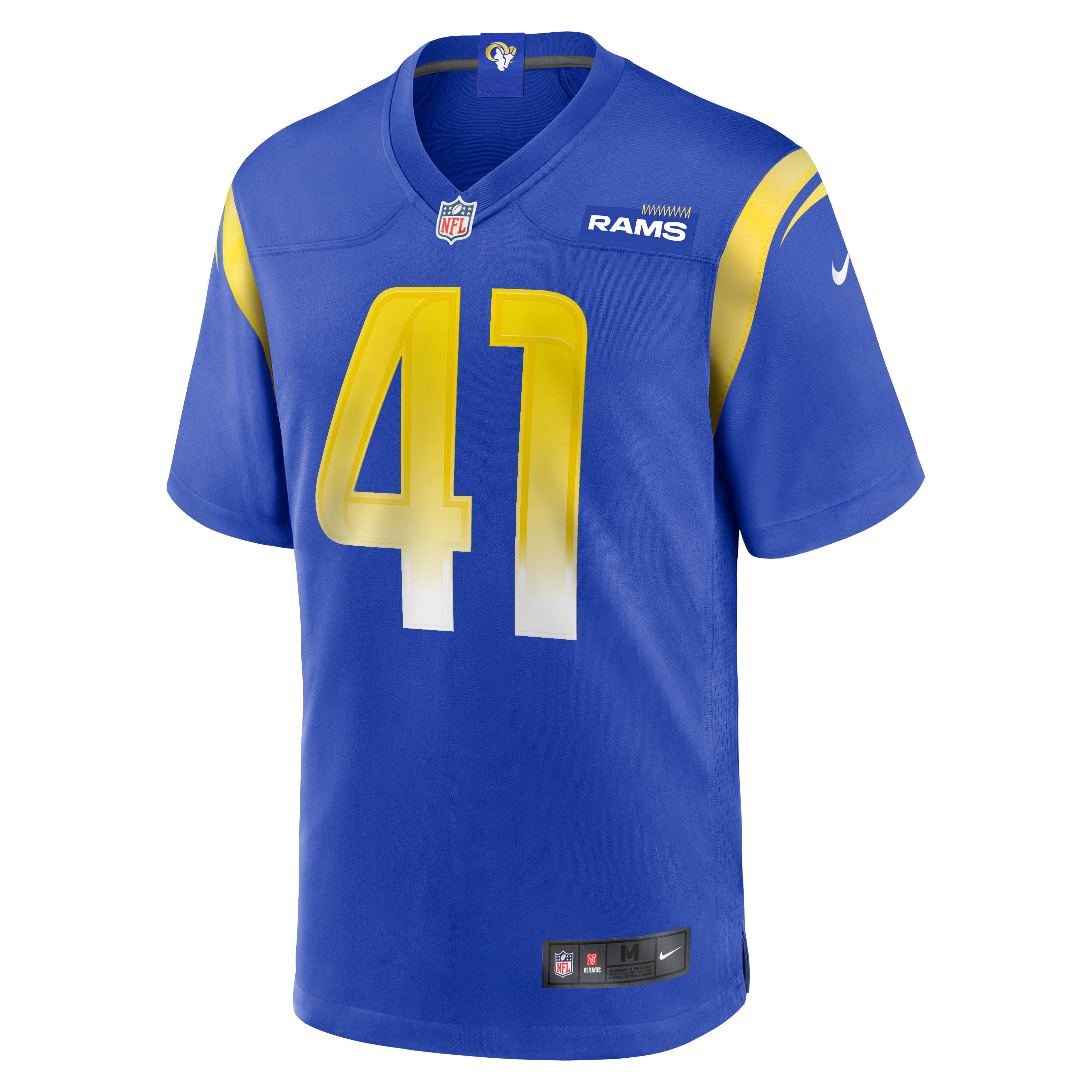 Los Angeles Rams Cameron McCutcheon Royal Game Jersey