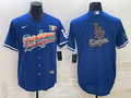 Men's Los Angeles Dodgers Blue Replica Player Name jersey