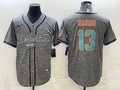 Men's Miami Dolphins Dan Marino #13 Gray Game jersey Joint Edition