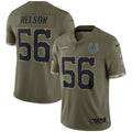 Quenton Nelson Indianapolis Colts Nike Salute To Service Limited Jersey - Olive