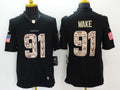Men's Miami Dolphins Cameron Wake #91 Black Game Player jersey