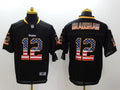Men's Pittsburgh Steelers Terry Bradshaw #12 Black Player jersey