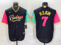Men's San Diego Padres Ha-Seong Kim #7 Black City Connect Replica Player jersey
