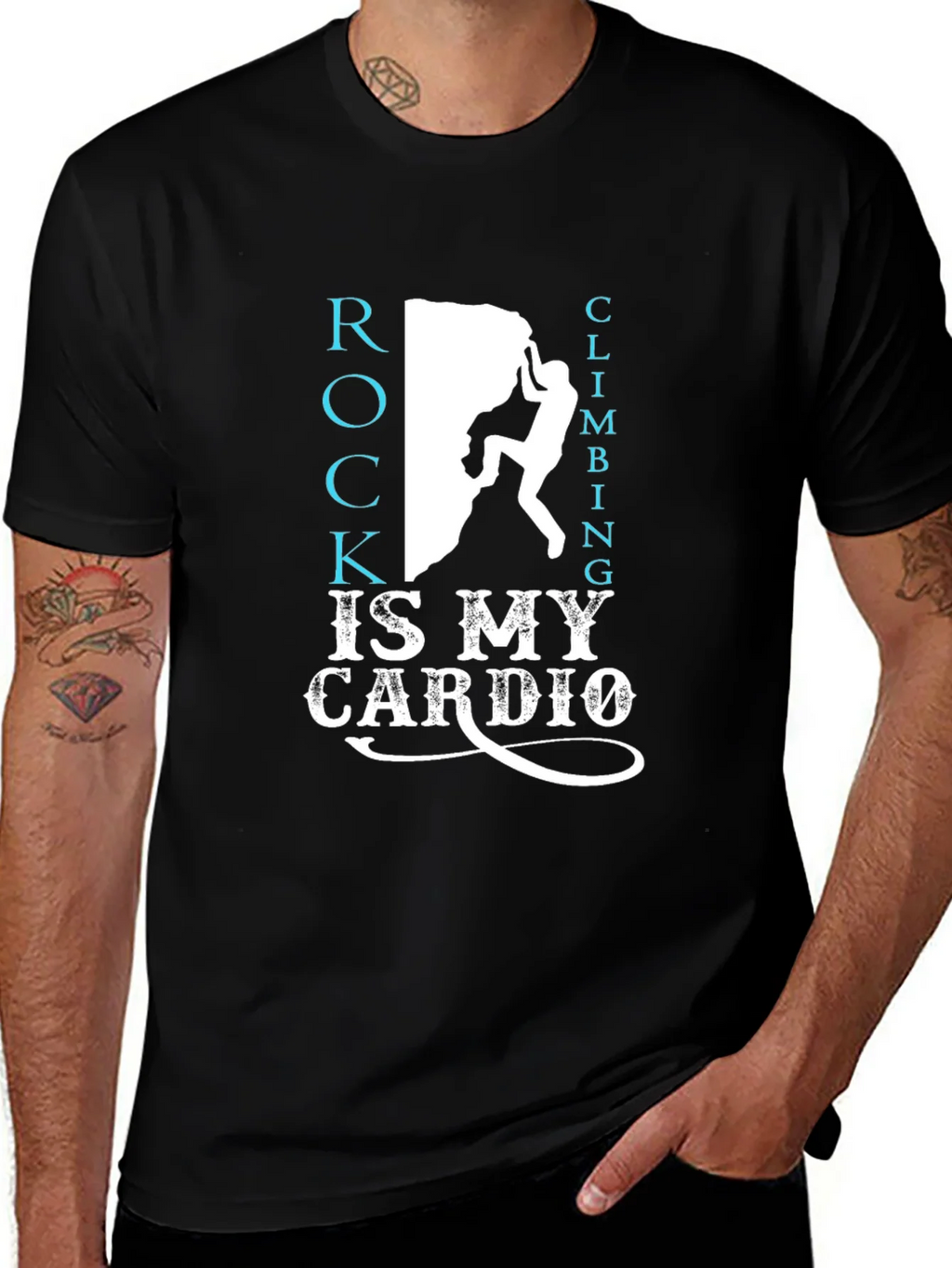 Rock Climbing Is My Cardio T-Shirt