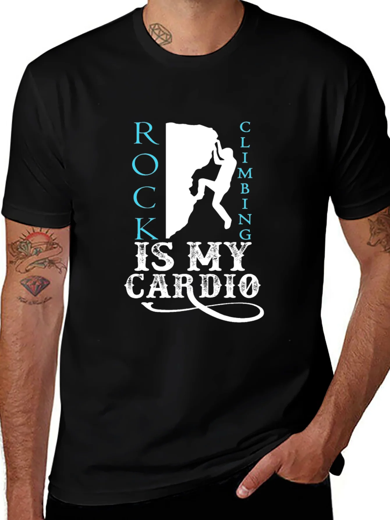 Rock Climbing Is My Cardio T-Shirt