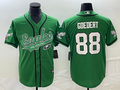 Men's Philadelphia Eagles Dallas Goedert #88 Kelly Green Game jersey Joint Edition