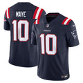 New England Patriots Drake Maye Navy Vapor F.U.S.E. Limited Jersey
