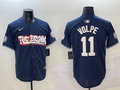 Men's New York Yankees Anthony Volpe Navy Limited Player jersey